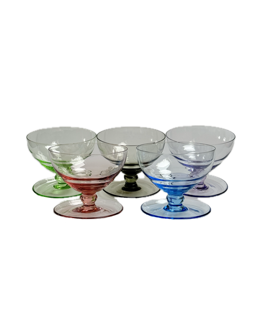 Vintage Glass Sundae Bowls