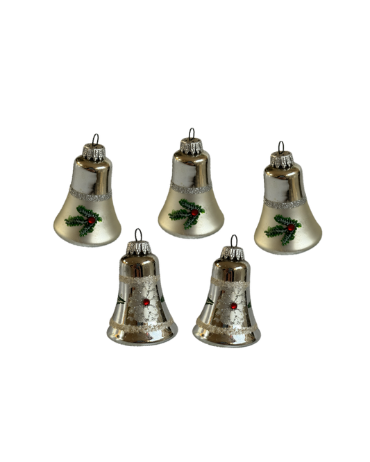 Vintage 1964 Christmas Tree Bell Ornaments