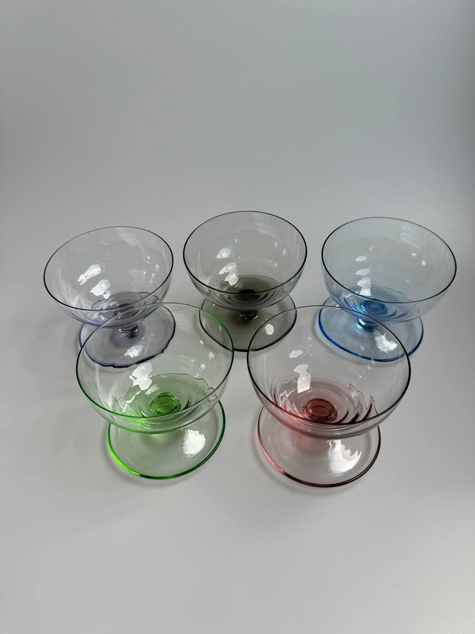 Vintage Glass Sundae Bowls