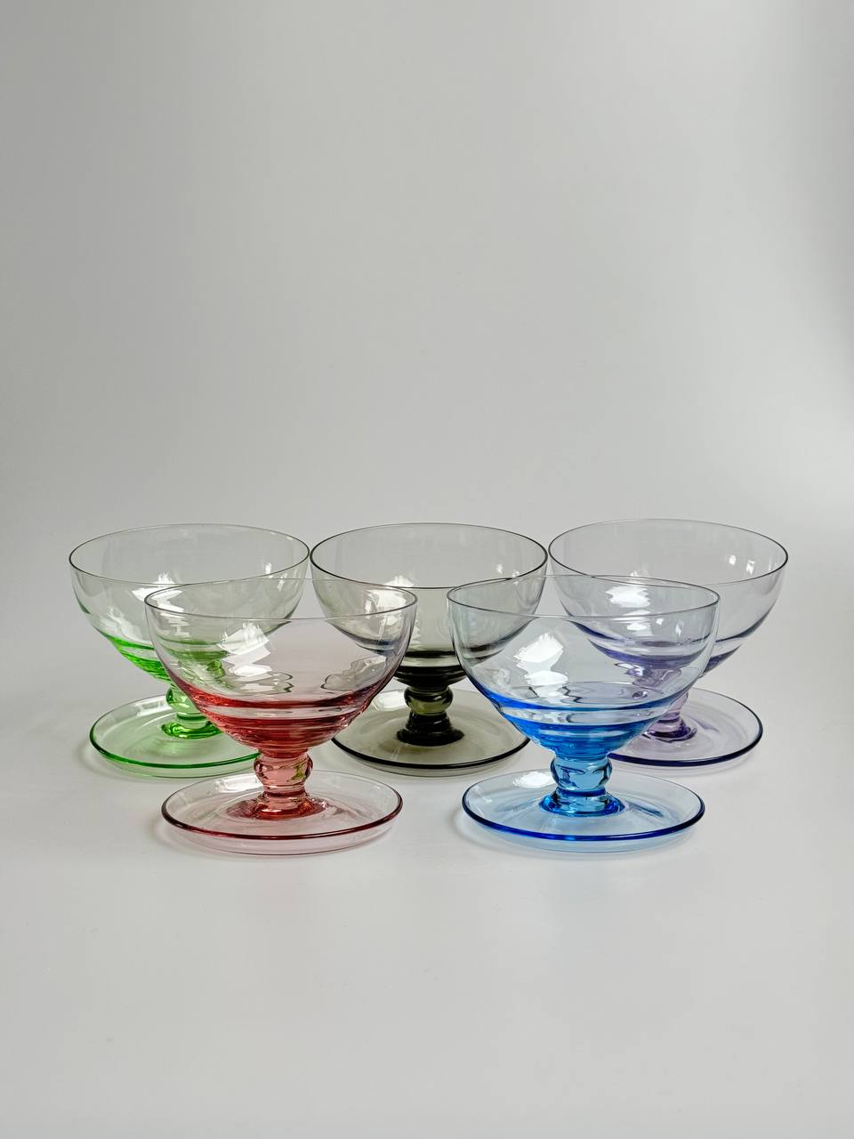 Vintage Glass Sundae Bowls